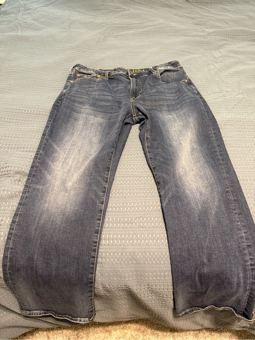 American Eagle Outfitters Women's Faded Blue Boot Cut Jeans